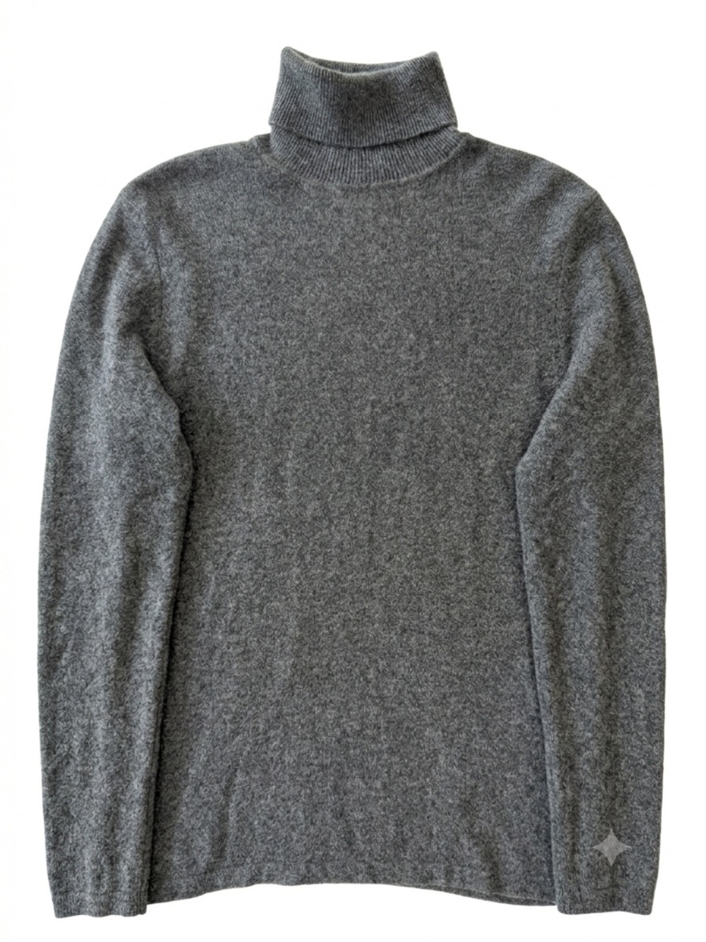 Charter Club 100% Cashmere Grey Turtleneck Sweater - Size S